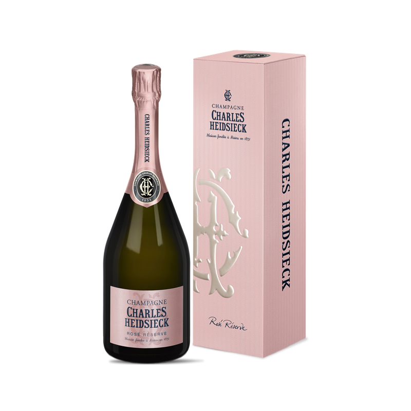 Champagne Aoc Rosé Réserve, Astucciato, Charles Heidsieck