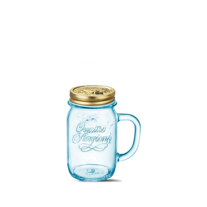 Vaso con Manico 41,5 cl  Azzurro Quattro Stagioni, Bormioli Rocco