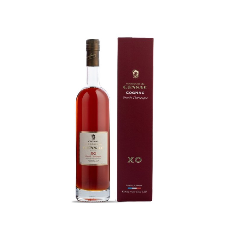 Cognac XO Grande Champagne 1er Cru Sélection, Gift Box, Marquis de Gensac