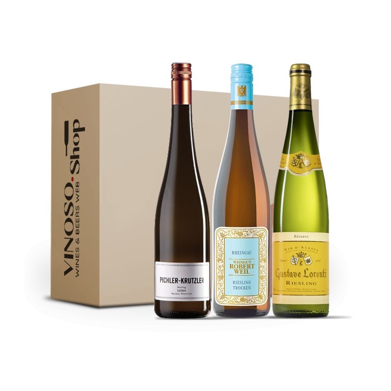 Tasting Box 3 Bottles – Riesling Tour: Alsace, Wachau & Rheingau