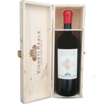 Primitivo di Manduria Doc Gloria 2021 Magnum Vigneti Reale Cassa Legno