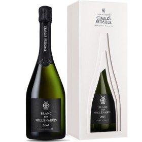 Champagne Blanc des Millénaires 2014 Crayères Gift Box Charles Heidsieck