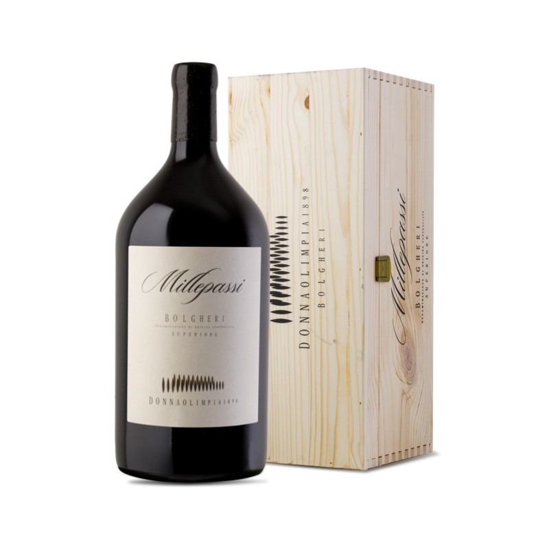 Bolgheri Superiore Doc Millepassi 2020, Jeroboam, Wooden Case, Donna Olimpia 1898