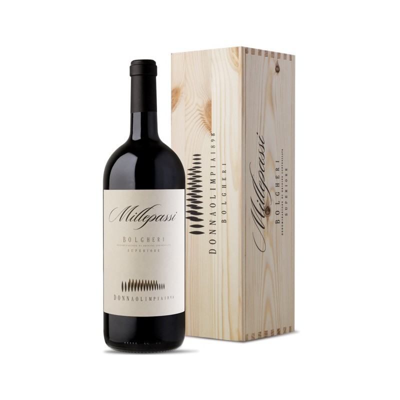 Bolgheri Superiore Doc Millepassi 2020, Magnum, Cassa Legno, Donna Olimpia 1898
