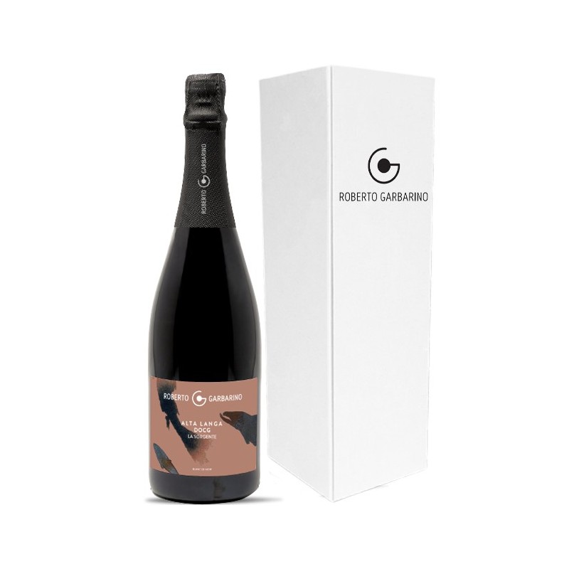 Alta Langa Docg La Sorgente Blanc de Noir Brut 2020, Magnum, Astucciato, Roberto Garbarino