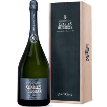 Champagne Charles Heidsieck Brut Réserve Jèroboam Wooden Box