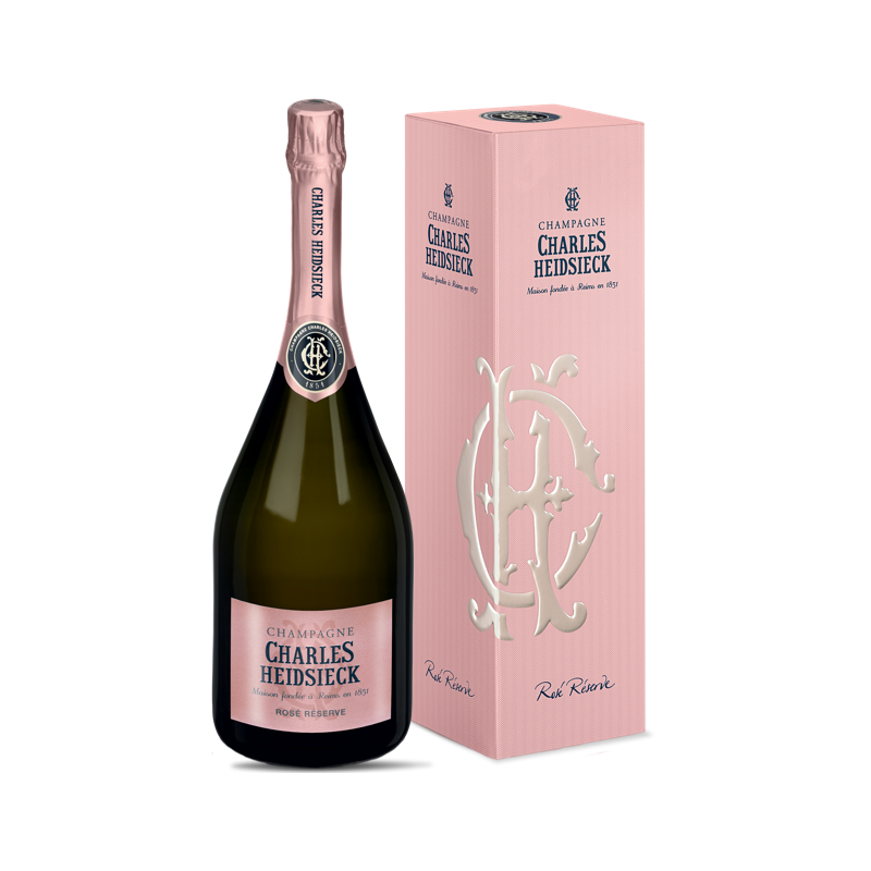 Champagne Aoc Rosé Réserve, Magnum, Astucciato, Charles Heidsieck