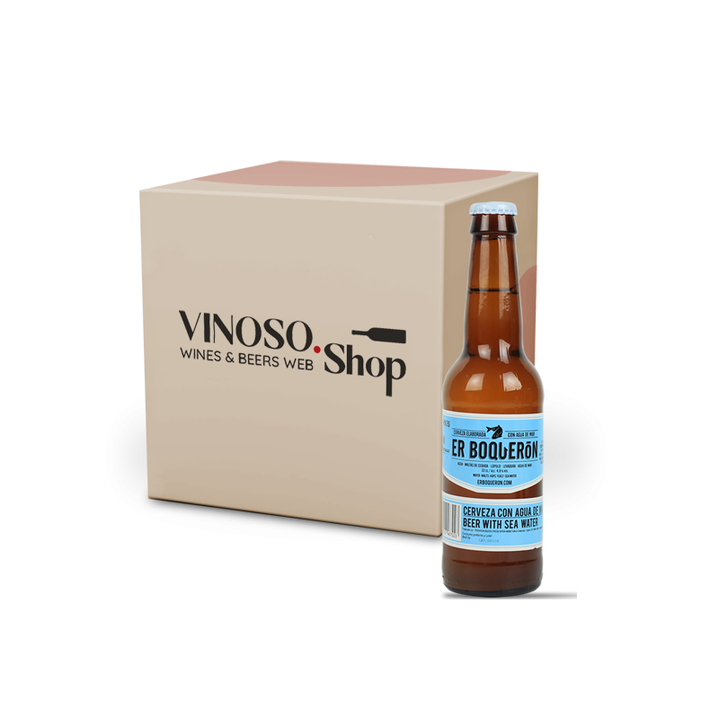 Confezione da 12 bottiglie di Birra all'Acqua di Mare La Clásica 0,75 l, Er Boquerón