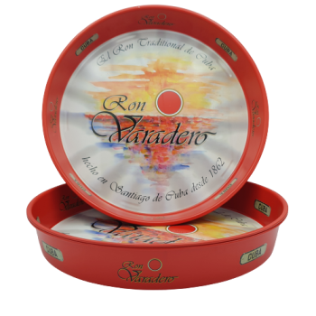 Bartender round Tray Ron Varadero