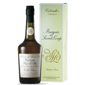 Calvados Pays d'Auge AOC Vieille Réserve Astucciato Marquis de Saint Loup Gift Box