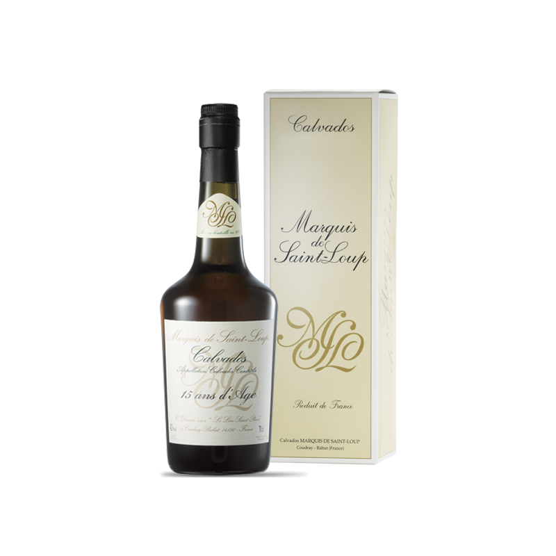 Calvados Aoc 15 Ans d'Age, Astucciato, Marquis de Saint Loup