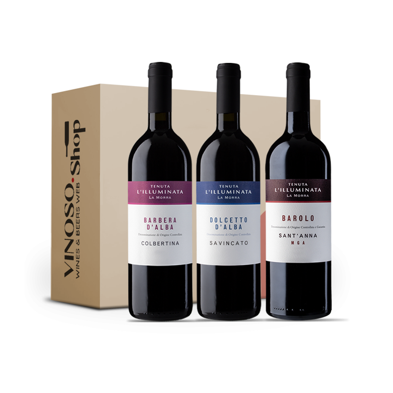 Tasting Box 3 Bottles – Langa Experience: 3 Red Wines Tenuta L’Illuminata