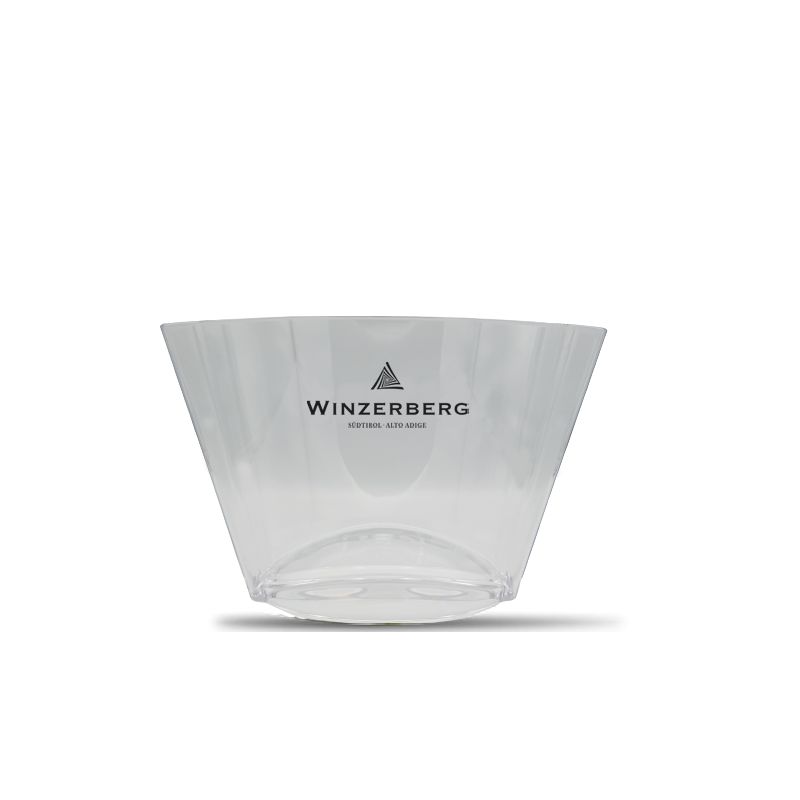 Transparent Wine Bucket 2 Bottles, Winzerberg