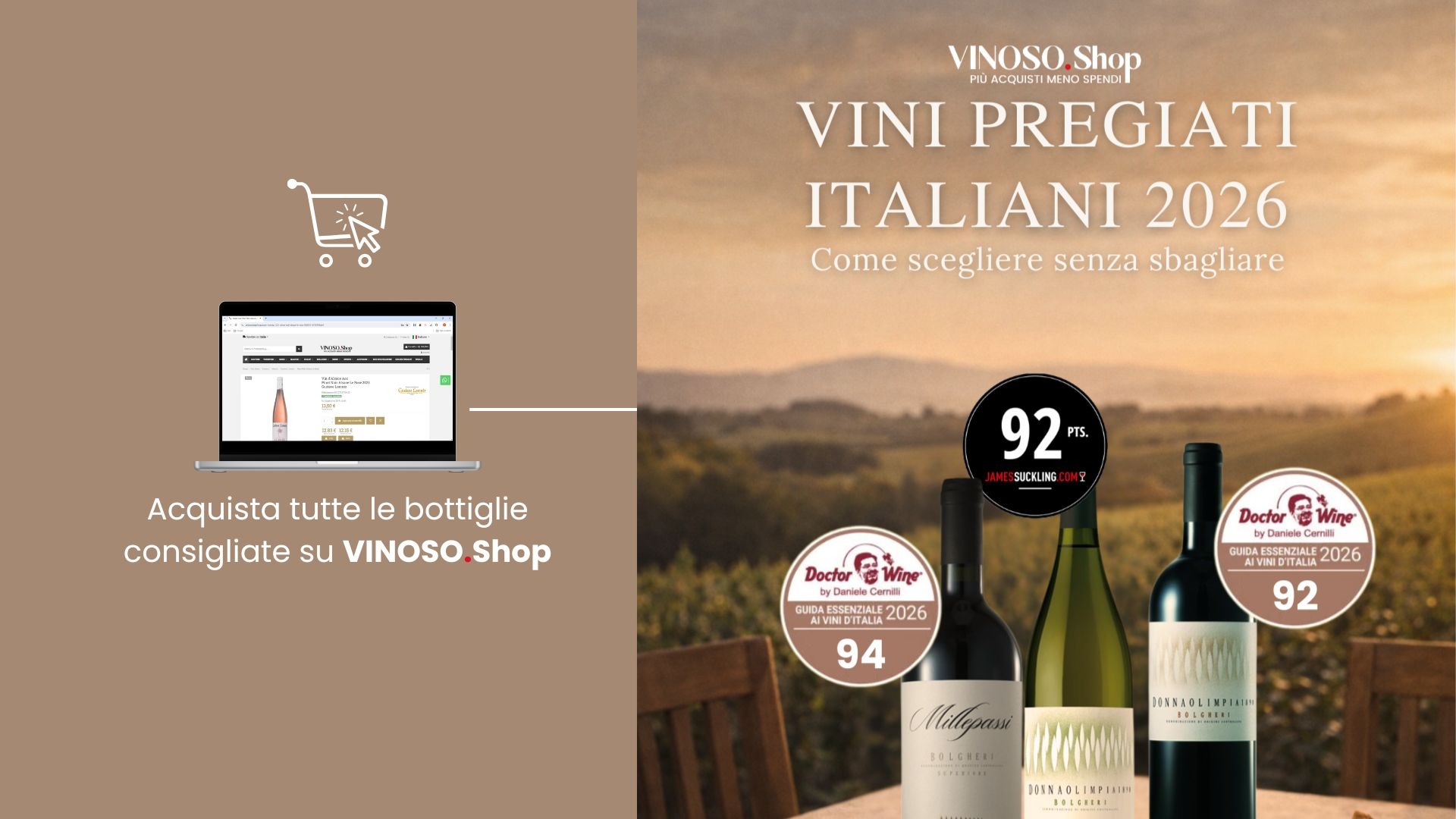 Vini pregiati italiani: guida pratica ai premiati (2026) e alle differenze tra stili