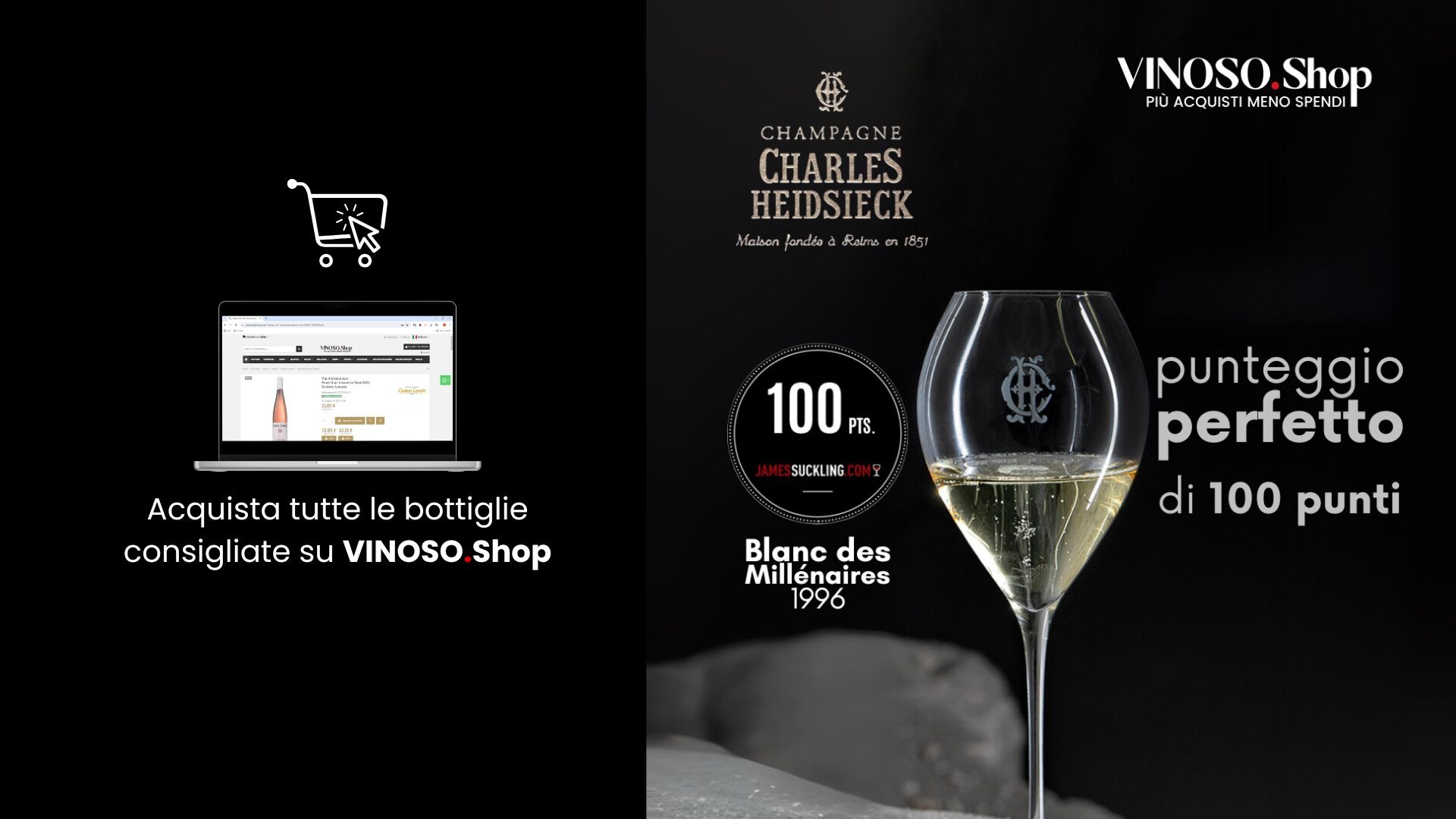 Charles Heidsieck Blanc des Millénaires 1996: il mito dello Champagne da 100 punti
