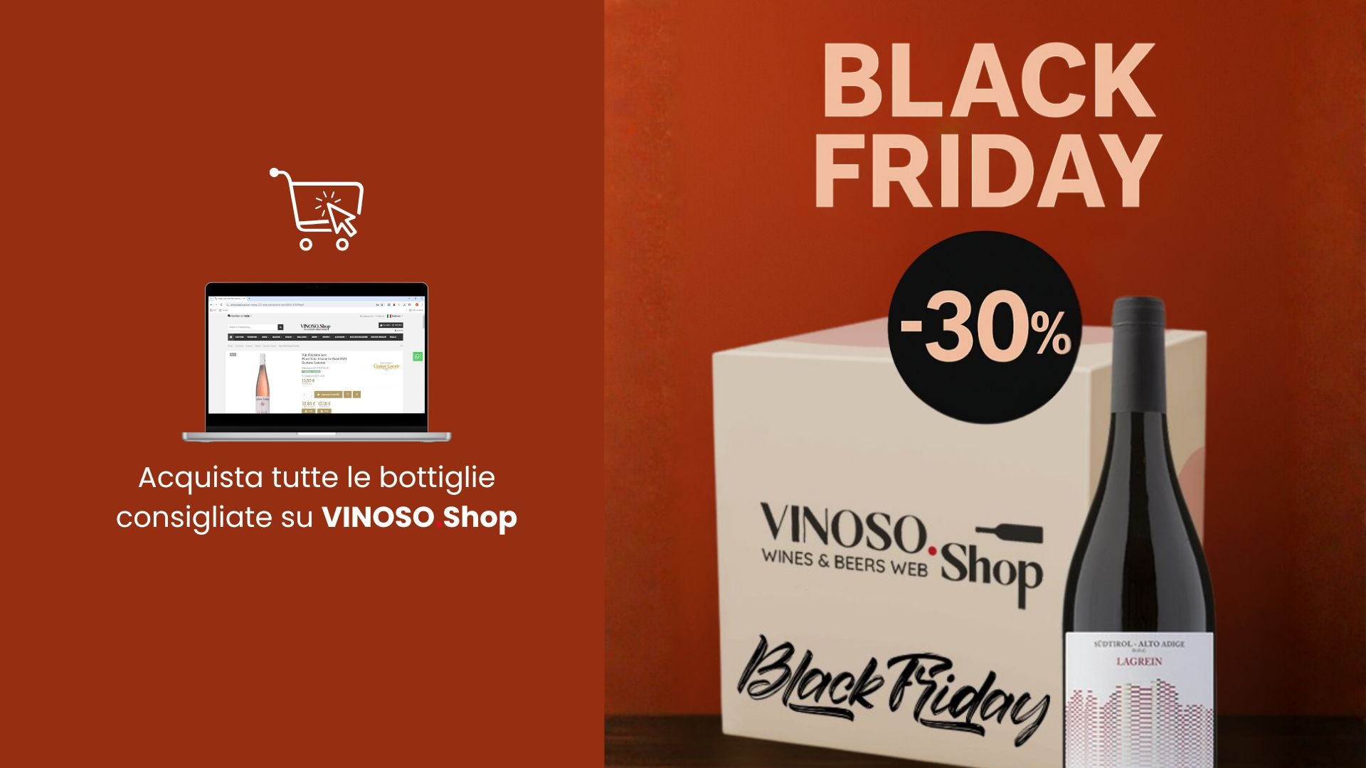 Vino Lagrein prezzo: offerte Black Friday e speciali dal Nord Italia su Vinoso.Shop