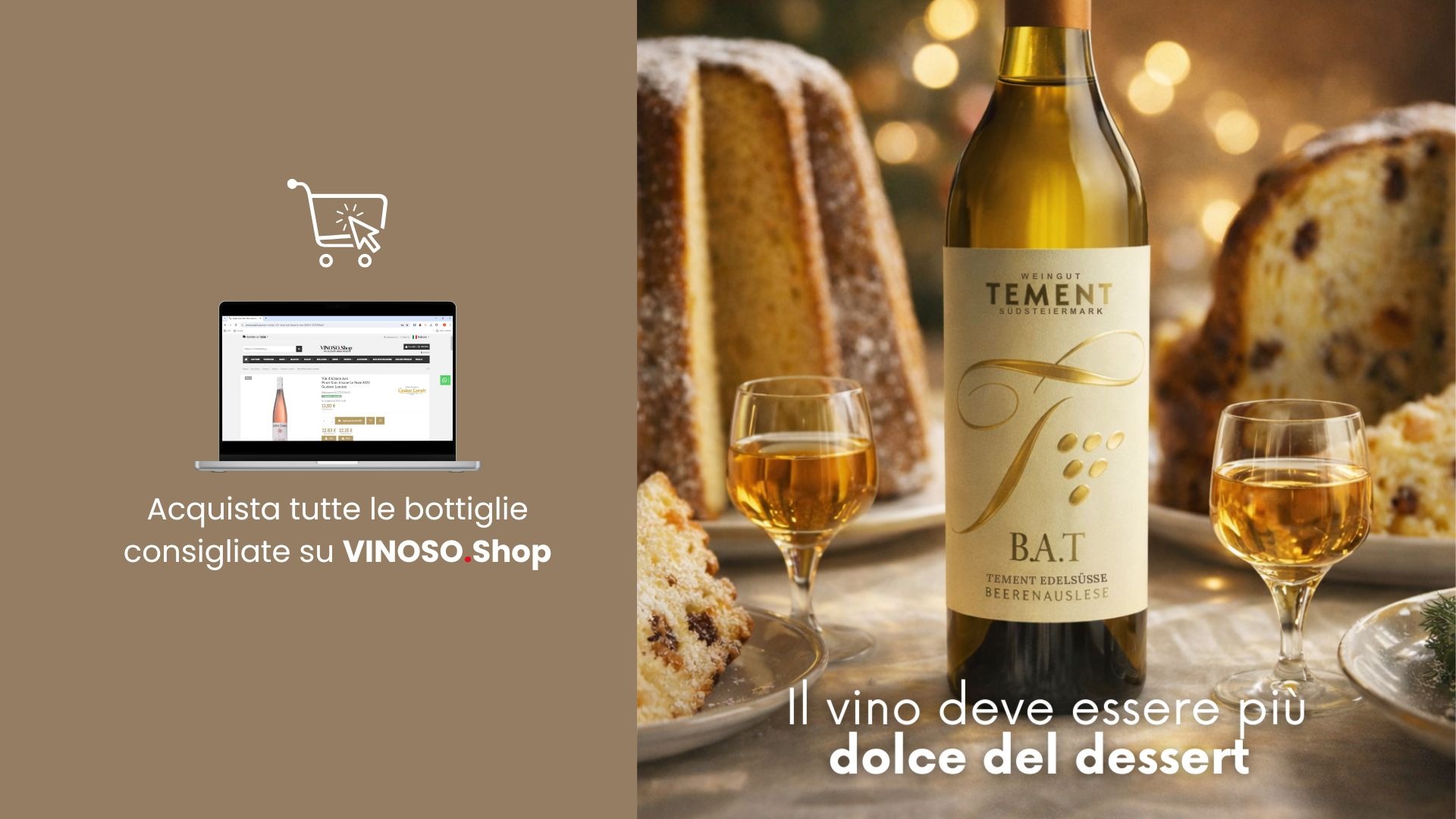 Vino per dolci: guida completa ai vini dolci per pandoro, panettone e dessert