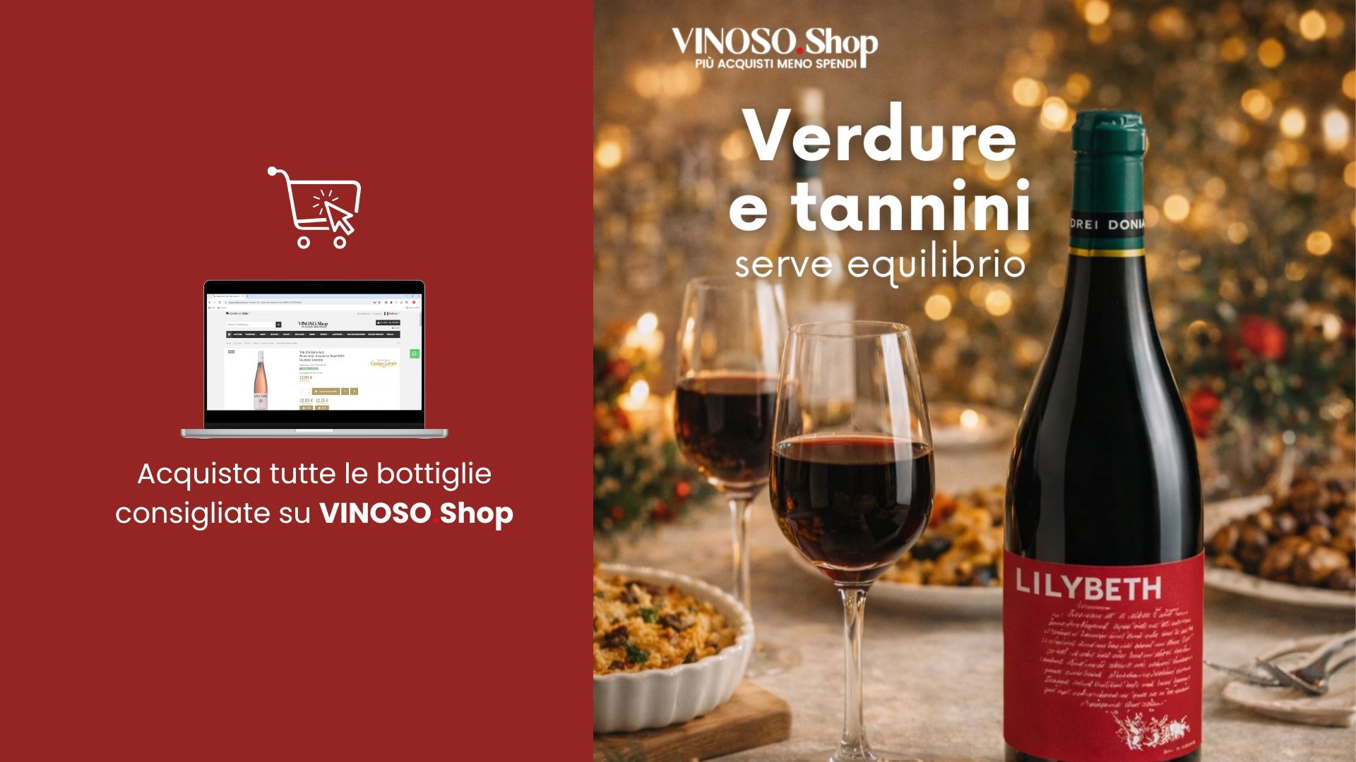 Menu vegetariano di Natale: guida ai migliori vini per piatti vegetariani delle feste