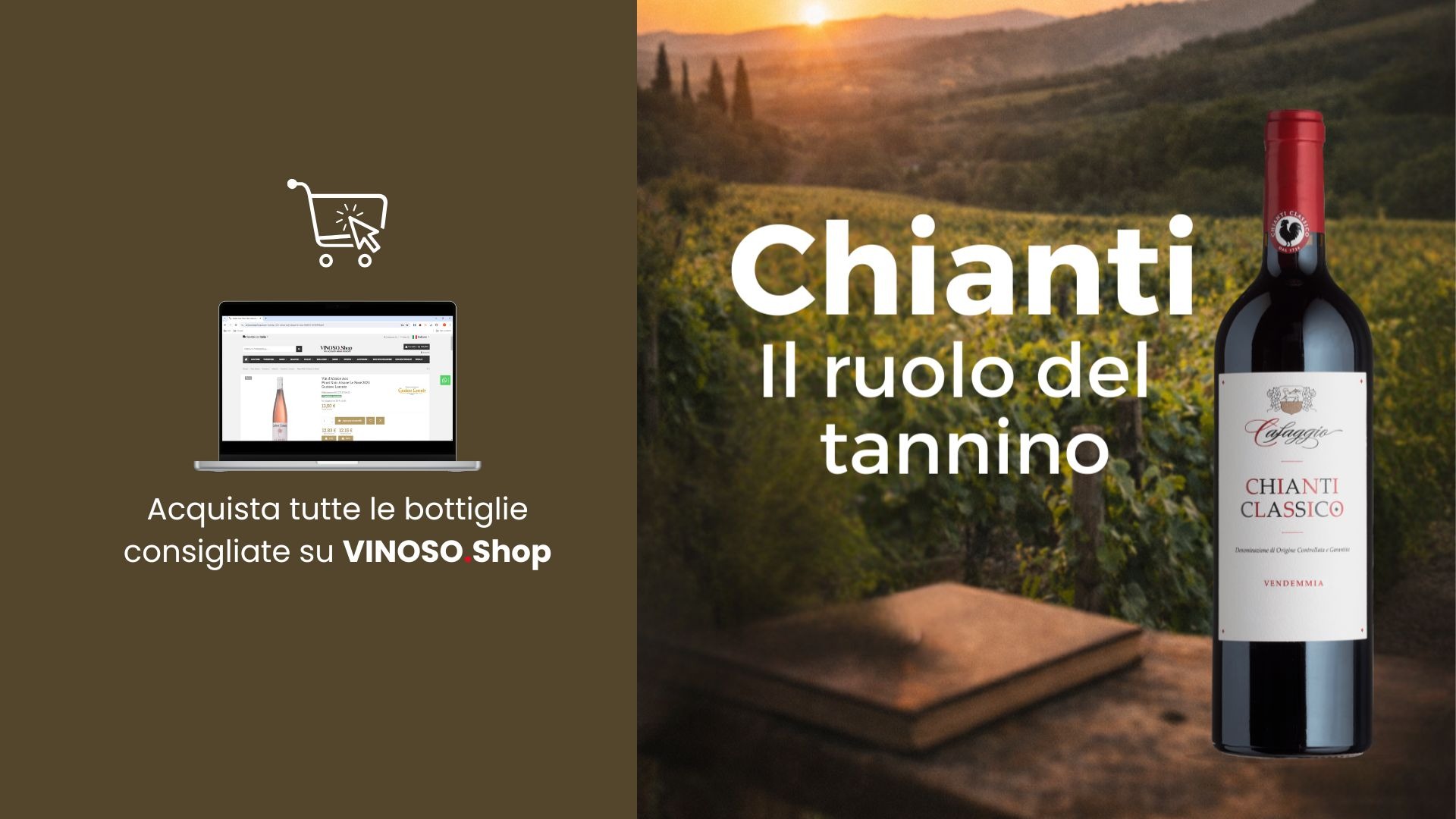 Chianti vino rosso: tannino, eleganza e stile toscano da scegliere online