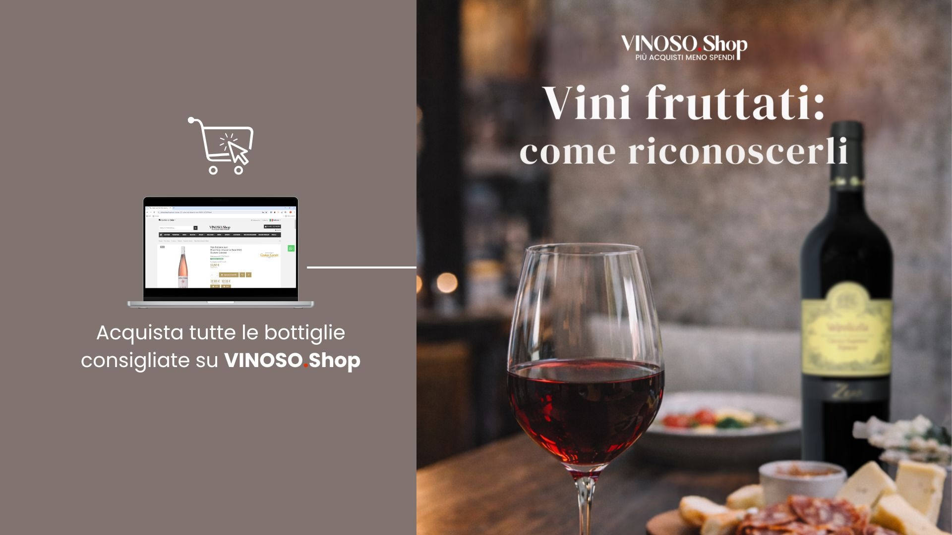 Vini fruttati: caratteristiche, come riconoscerli e 3 bottiglie da provare su Vinoso.shop