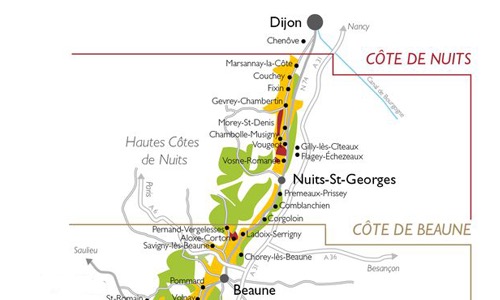 VINOSO.Shop oggi vorrebbe presentarvi la zona di produzione della Côte de Nuits